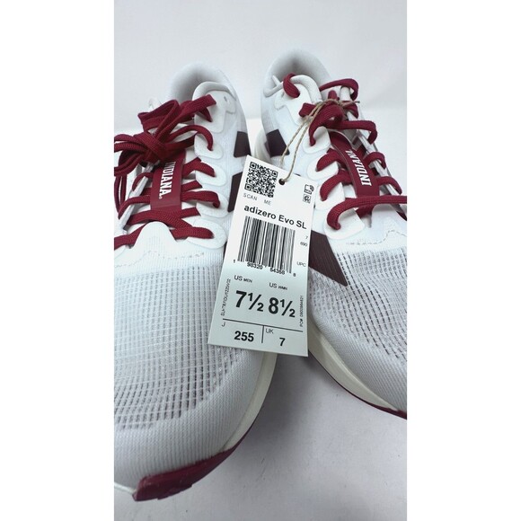 adidas NCAA x Adizero EVO SL Indiana Hoosiers IU sneakers JQ4576 Men 7.5/ W 8.5